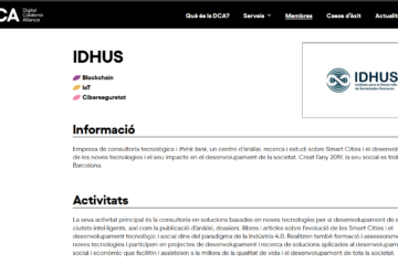 El IDHUS se une a la Digital Catalonia Alliance como parte del grupo de trabajo Blockchain