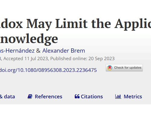 A Trust Paradox May Limit the Application of Al-Generated Knowledge