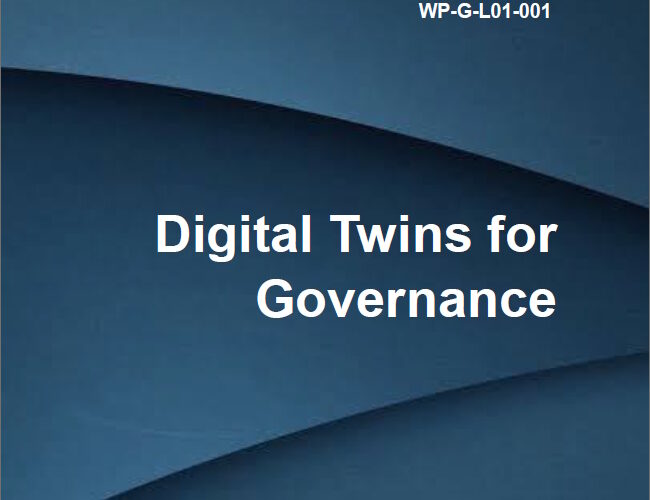 WP-G-L01-001 – Digital Twins for Governance