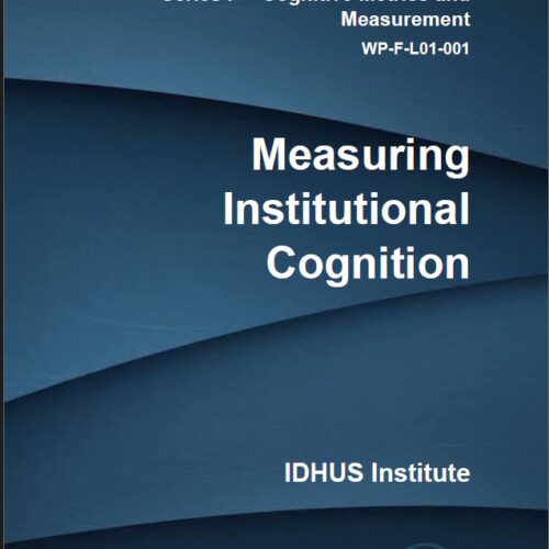 WP-F-L01-001 – Measuring Institutional Cognition