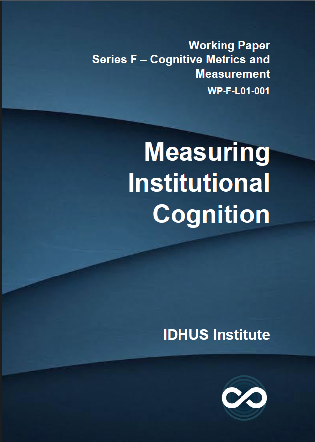 WP-F-L01-001 – Measuring Institutional Cognition